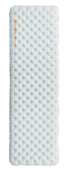 Коврик надувной Naturehike 196х64х8 см, серый, без мешка