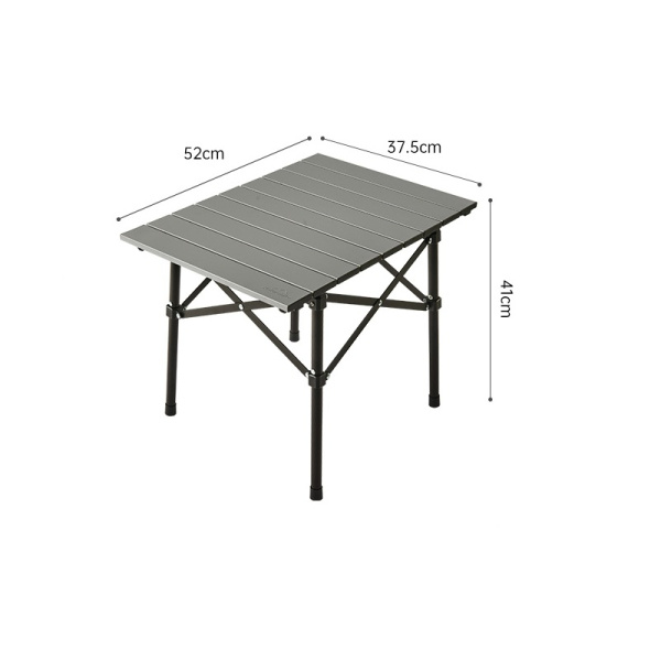 Стол туристический Naturehike Yamami Y01 складной,52х37,5х41 см, серый