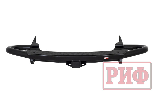 Бампер РИФ силовой задний Haval H5 2019-2021 c квадратом под фаркоп