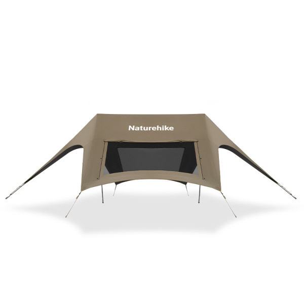 Тент кемпинговый Naturehike Cloud Skies (Yunxiao) 960 PRO 9.6х5,5 м., коричневый, блэкаут