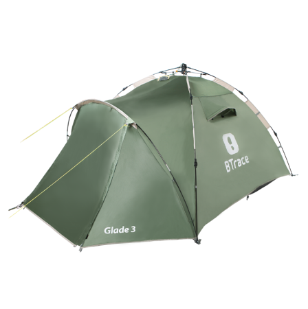 Палатка быстросборная BTrace Glade 3 (Зеленый)