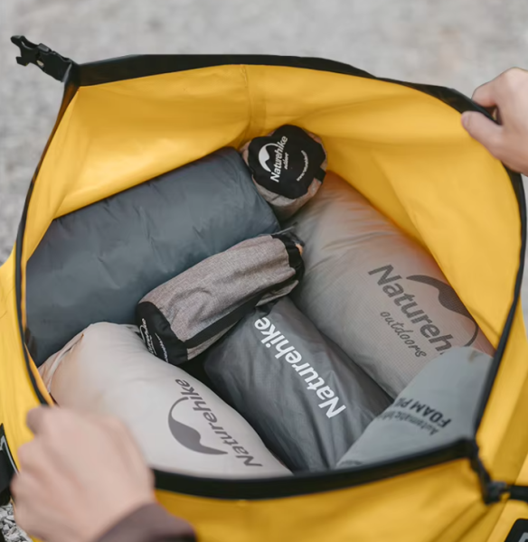 Гермосумка Naturehike 90 л ПВХ (желтая)