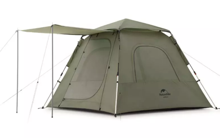 Палатка Naturehike Ango 3-местная, быстросборная, зеленая