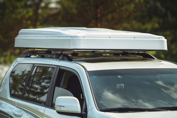 Палатка на крышу автомобиля РИФ Hard RT03-165W, корпус белый, тент серый