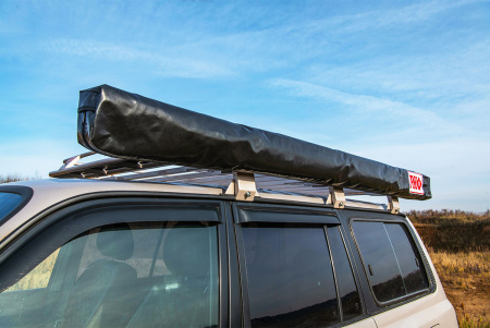 Маркиза автомобильная РИФ веерная, безопорная 2,3х2 м (левая)