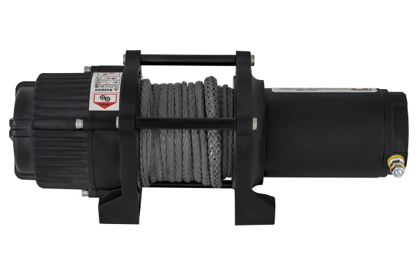 Лебёдка электрическая 12V Runva 3500A lbs 1587 кг (синтетический трос)