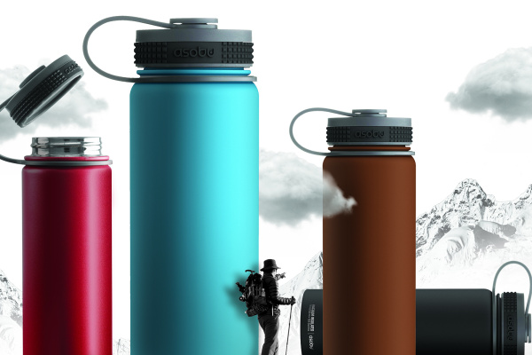 Термос ALPINE, 530 мл, голубой