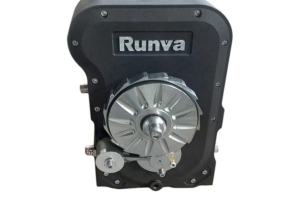 Лебёдка автомобильная электрическая 12V Runva 14000 lbs 6350 кг двухмоторная (синтетический трос)