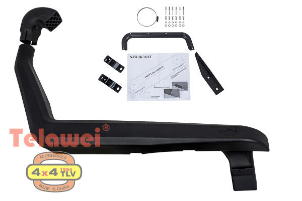 Шноркель Telawei для Jeep JK Wrangler 2007+ 2.8TD, 3.8V6, 3.6V6 Шноркель Telawei для Jeep JK Wrangler 2007+ 2.8TD, 3.8V6, 3.6V6