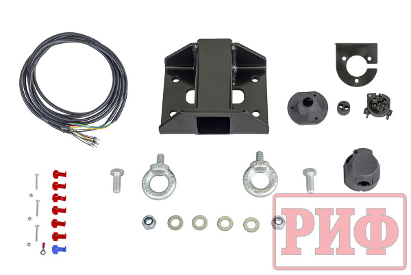 Переходник для фаркопа на задние бампера РИФ с площадкой под лебедку Переходник для фаркопа на задние бампера РИФ с площадкой под лебедку