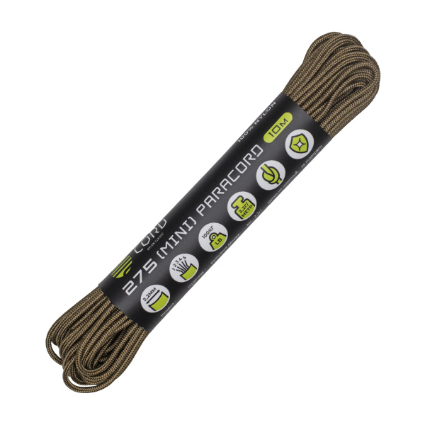 Паракорд 275 (мини) CORD nylon 10м RUS (coyote)