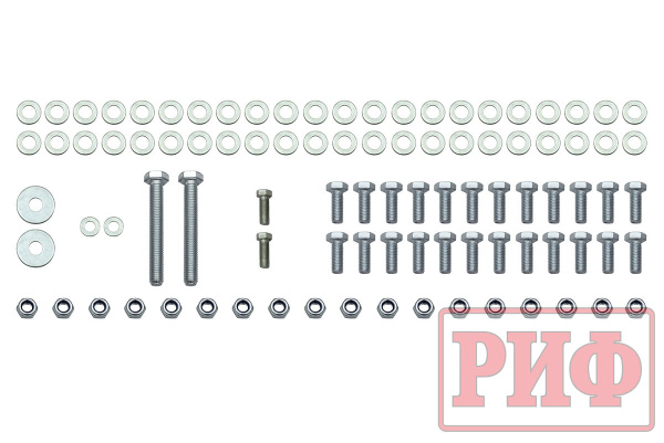 Бампер РИФ силовой передний Mitsubishi Pajero Sport 2021+ с фаркопом