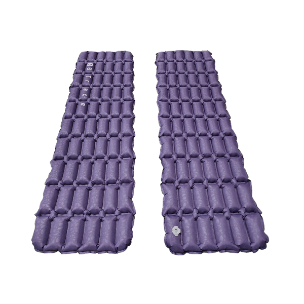 2 Коврик надувной утеплённый BTrace AirMat Comfort,184х52х7 см, (Синий)