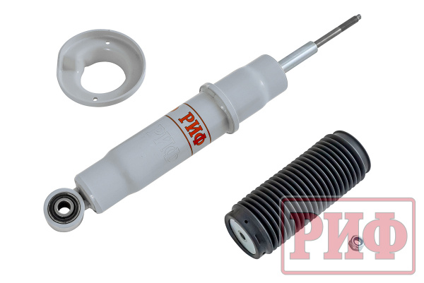 Амортизатор РИФ передний газовый Mitsubishi Pajero III/IV 2000+ штатный и лифт 0-40 мм