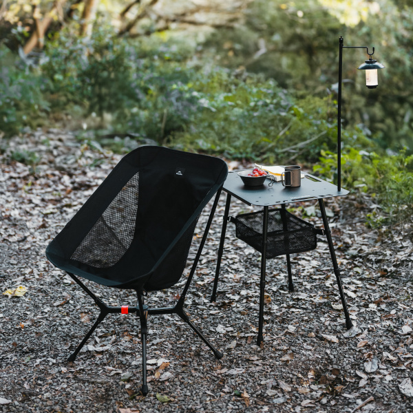 Кресло туристическое Naturehike Yamami YL01 складное, 55х54х73,5 см, до 180 кг, черное