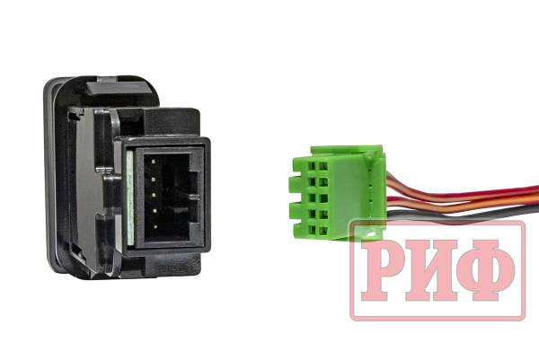 Кнопка ВКЛ/ВЫКЛ, белый, FRONT LIGHTS TOYOTA 40x20 мм горизонтальная