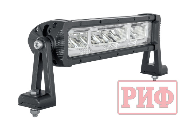 Фара светодиодная водительского света РИФ с ДХО 307 мм 64W