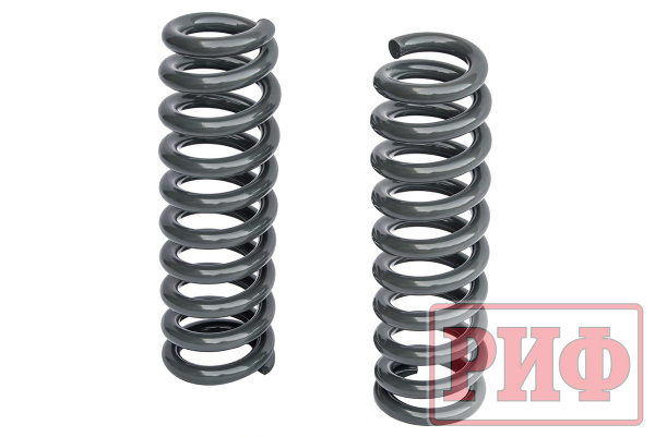 Пружины РИФ передние Toyota Hilux 2005-2014, 2015+, Land Cruiser Prado 120, FJ Cruiser, Haval H9, Sollers ST6, ST8, Jac T6, T8, Foton Tunland V9, GW Poer 50-100 кг лифт 45 мм