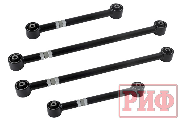 Тяги заднего моста РИФ регулируемые Nissan Patrol Y60/61 (4 шт.)