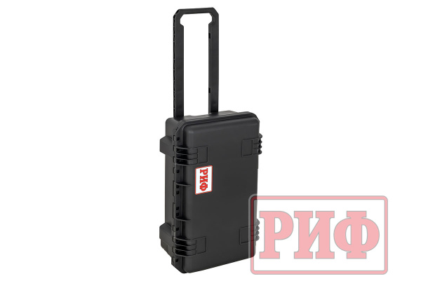 Кейс защитный ударопрочный РИФ 551x358x226 мм на колесах с телескопической ручкой Кейс защитный ударопрочный РИФ 551x358x226 мм на колесах с телескопической ручкой