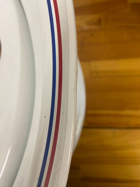 Диск усиленный Тойота Ниссан стальной белый 6x139,7 8xR17 d110 ET-0 (уценка)