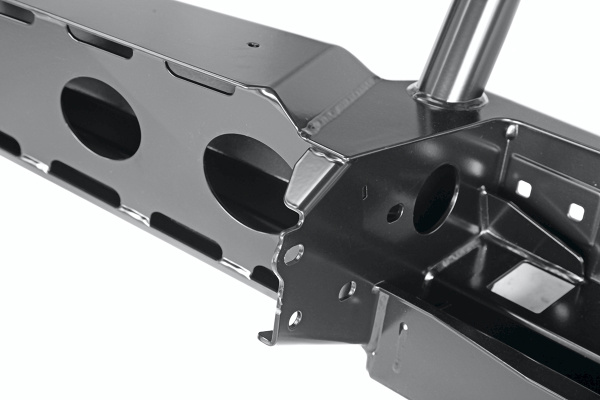 Бампер РИФ силовой передний УАЗ Буханка усиленный, c площадкой под лебёдку, с низкой защитной дугой стандарт