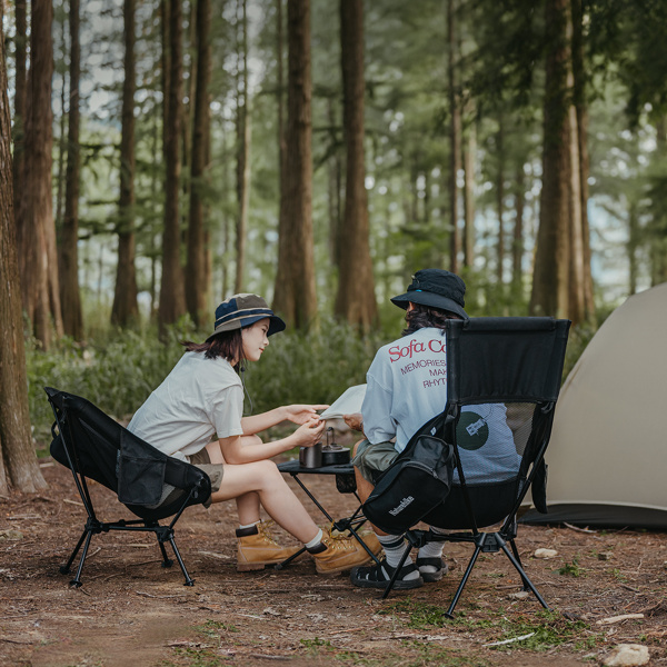 Кресло туристическое Naturehike Clamshell Sea Moon 002 складное, 75х60х91 см, до 120 кг, черное