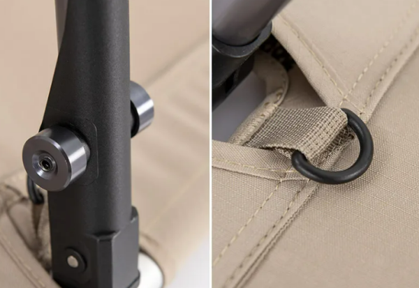 5 Раскладушка Naturehike XJC04 кемпинговая, до 150 кг, черная