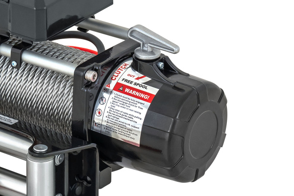 Лебёдка электрическая 12V Magnum 12000 lbs 5443 кг (стальной трос)