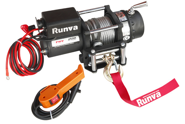Лебёдка электрическая 12V Runva EWX4500U 2040 кг