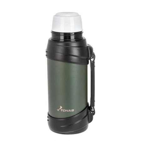 3 Термос ТОНАР 2000ML хаки (дополн.пласт.чашка, ручка)