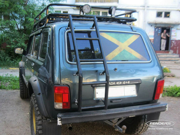 Расширители колёсных арок ВАЗ НИВА 2131 5D под нерезанные арки колёс