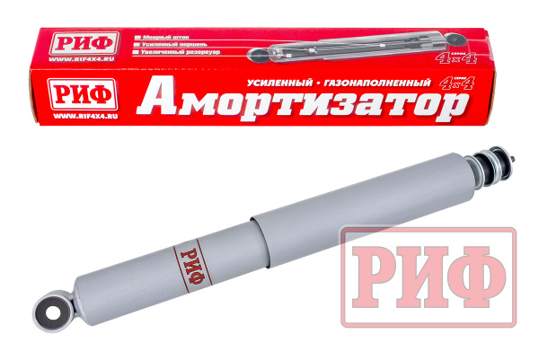 Амортизатор усиленный РИФ задний газовый Toyota Land Cruiser 80/105 лифт 100 мм