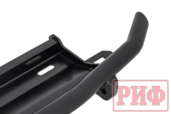 Бампер РИФ силовой задний/защита штатного бампера Lada Niva Travel с возможностью установки фаркопа