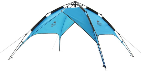 3 Палатка Naturehike 3-местная, быстросборная, синяя
