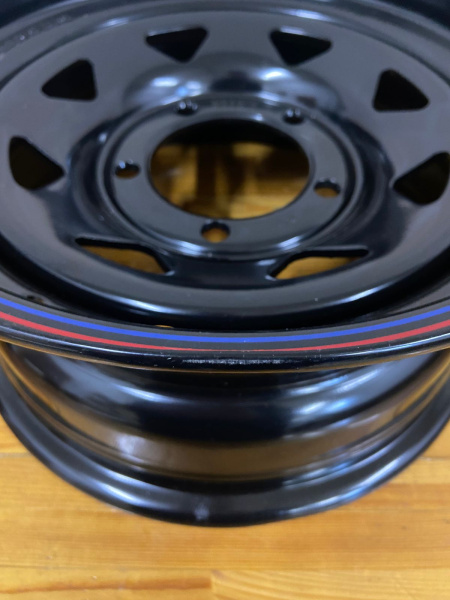 Диск усиленный УАЗ стальной черный 5x139,7 7xR15 d110 ET+10 (треугольник мелкий)