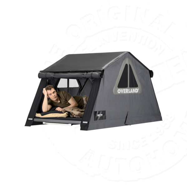 Палатка на крышу автомобиля AUTOHOME OVERLAND AIR-CAMPING LARGE, тент песочный, лестница 220 мм