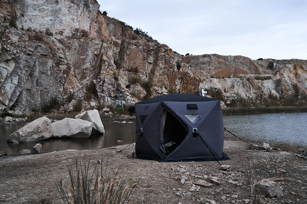 Палатка зимняя Wild Land Ice hub 500, пятиугольная, с полом и накидкой