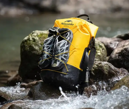 Рюкзак туристический Naturehike 30 л, ПВХ, желтый