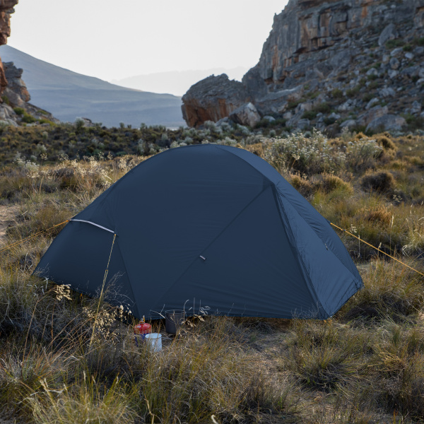Палатка Naturehike Mongar Base 2-местная, алюминиевый каркас, сверхлегкая, ярко-синяя