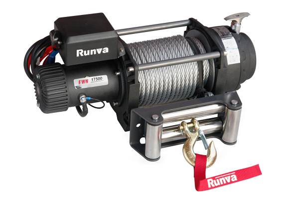 Лебёдка электрическая (индустр.) 24V Runva 17500 lbs 7960 кг
