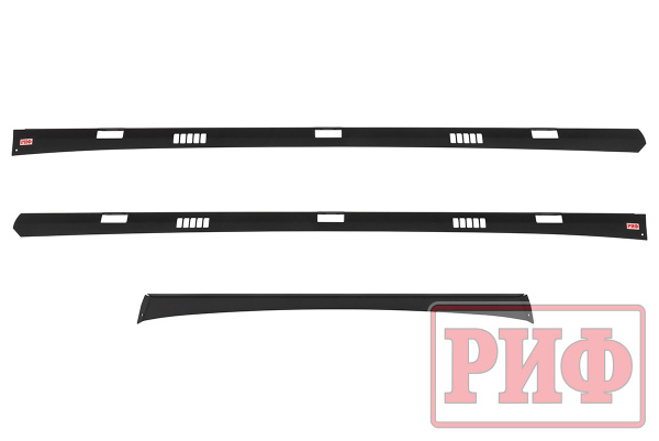 Багажник экспедиционный (платформа) алюминиевый РИФ 1250x2080 мм для Nissan Patrol Y61 2004+ (с крепежом)