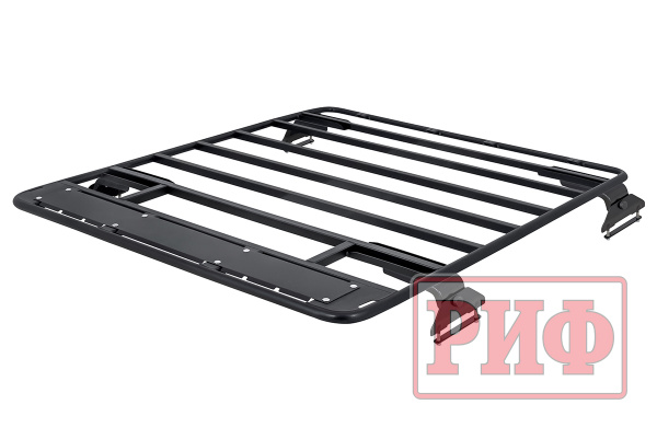 Багажник (платформа) РИФ 1200х1400 мм для Nissan Navara D40 (без штатных рейлингов)