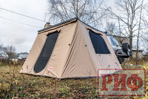 Стенки к автомобильной маркизе РИФ 2.5Х2.5 м Black Out