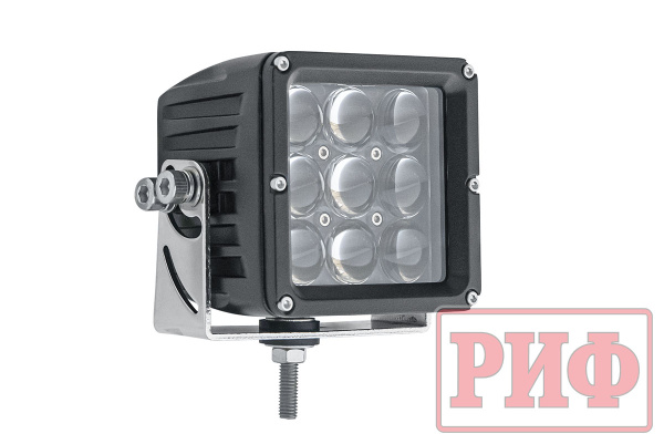 Фара светодиодная дальнего света РИФ 99 мм 27W