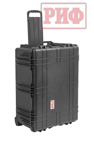 Кейс защитный ударопрочный РИФ 790х595х365 мм на колесах с телескопической ручкой Кейс защитный ударопрочный РИФ 790х595х365 мм на колесах с телескопической ручкой