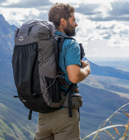 Рюкзак туристический Naturehike 60+5 л, черный