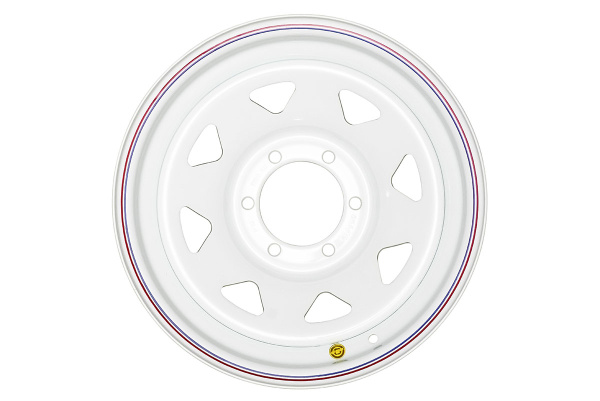 Диск усиленный стальной белый 6x139,7 8xR16 d110 ET+10 (треуг.)