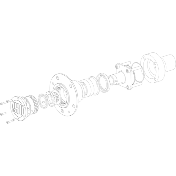 Комплект разгруженных полуосей НИВА (24 шлица/765 мм) без ABS