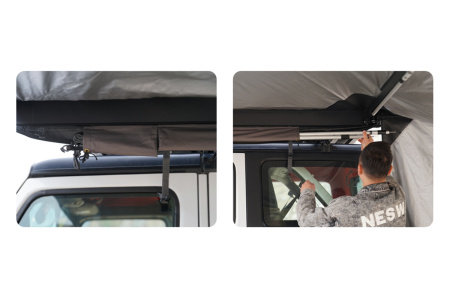 Маркиза автомобильная Wild Land веерная 2,4х2,2 м (левая)